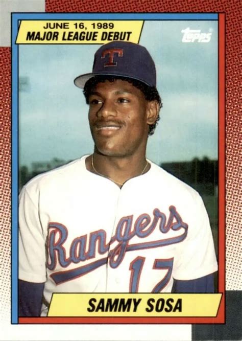 Sammy Sosa Baseball Card Value And Price Guide