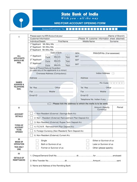 Sbi New Passbook Application Form Pdf Download