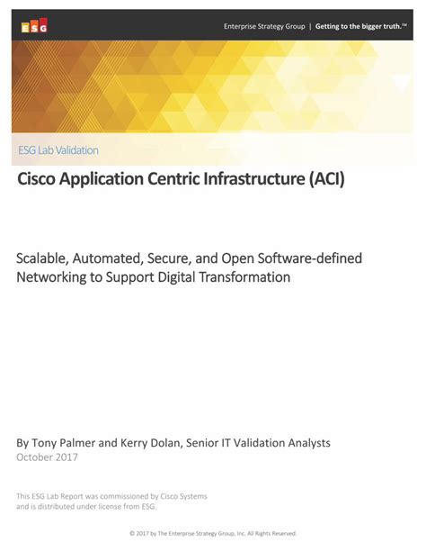 Simplifying Networks With Application Centric Infrastructure