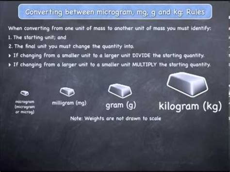 Smallest Microgram Milligram Gram Explained