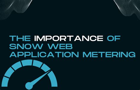 Snow Web Application Metering Made Easy