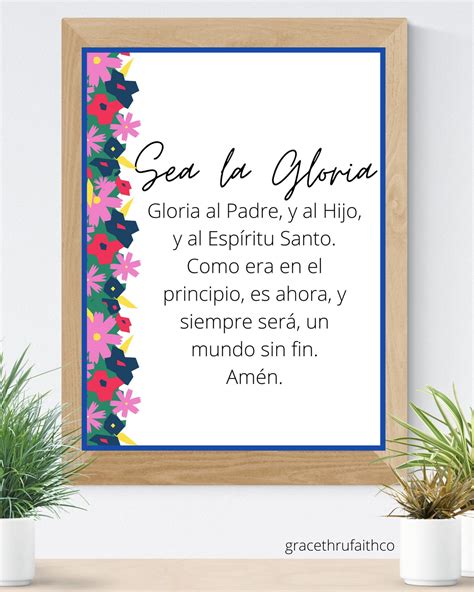 Spanish Glory Be Prayer Meaning And Significance