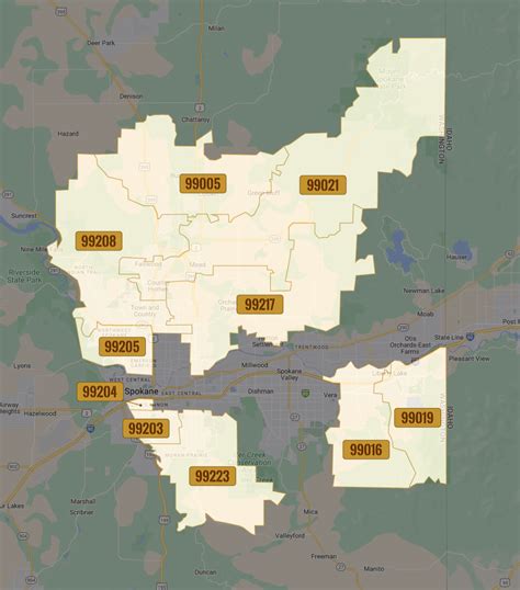 Spokane Wa Zip Codes: 15 Options Revealed