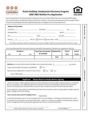 Sro Housing Application Guide And Requirements