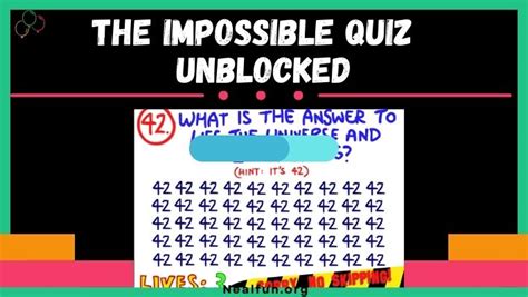 Unblocked Impossible Quiz: Play Now Without Restrictions