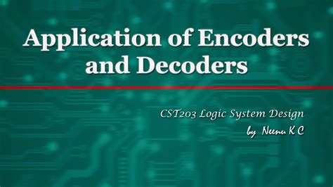 Unlocking Encoder Applications: Revolutionizing Data Transmission