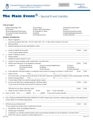 Usli Special Event Application Guide