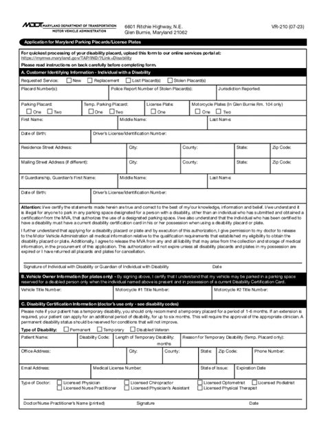 Vr-210 Disability Application Form: A Step-By-Step Guide