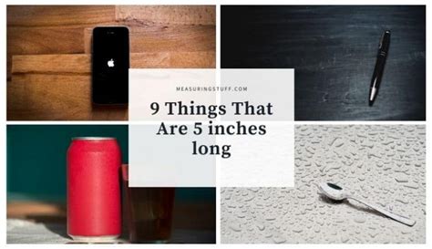 What Is 5 Inches In Everyday Objects