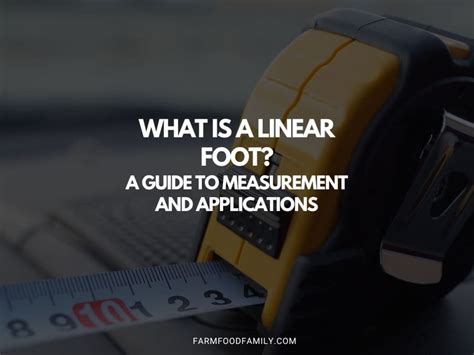 What Is A Linear Foot Measurement