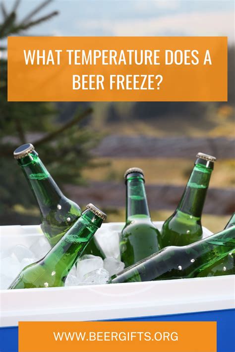 Whats The Freezing Point Of Beer